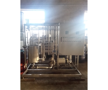 1噸電加熱酸奶巴氏帶閃蒸、均質(zhì)